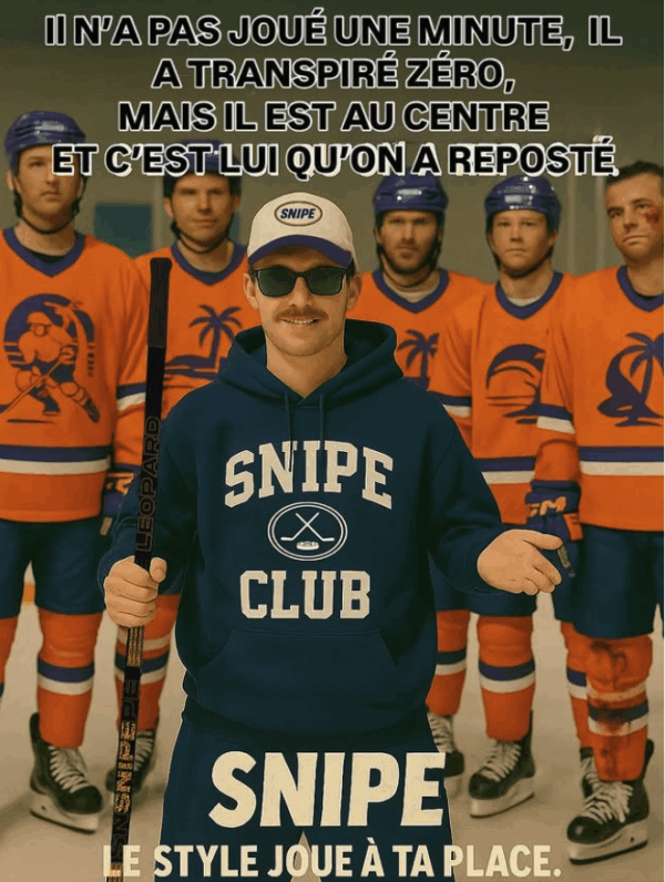 Sweat-shirt Oversize Snipe Club – Image 3