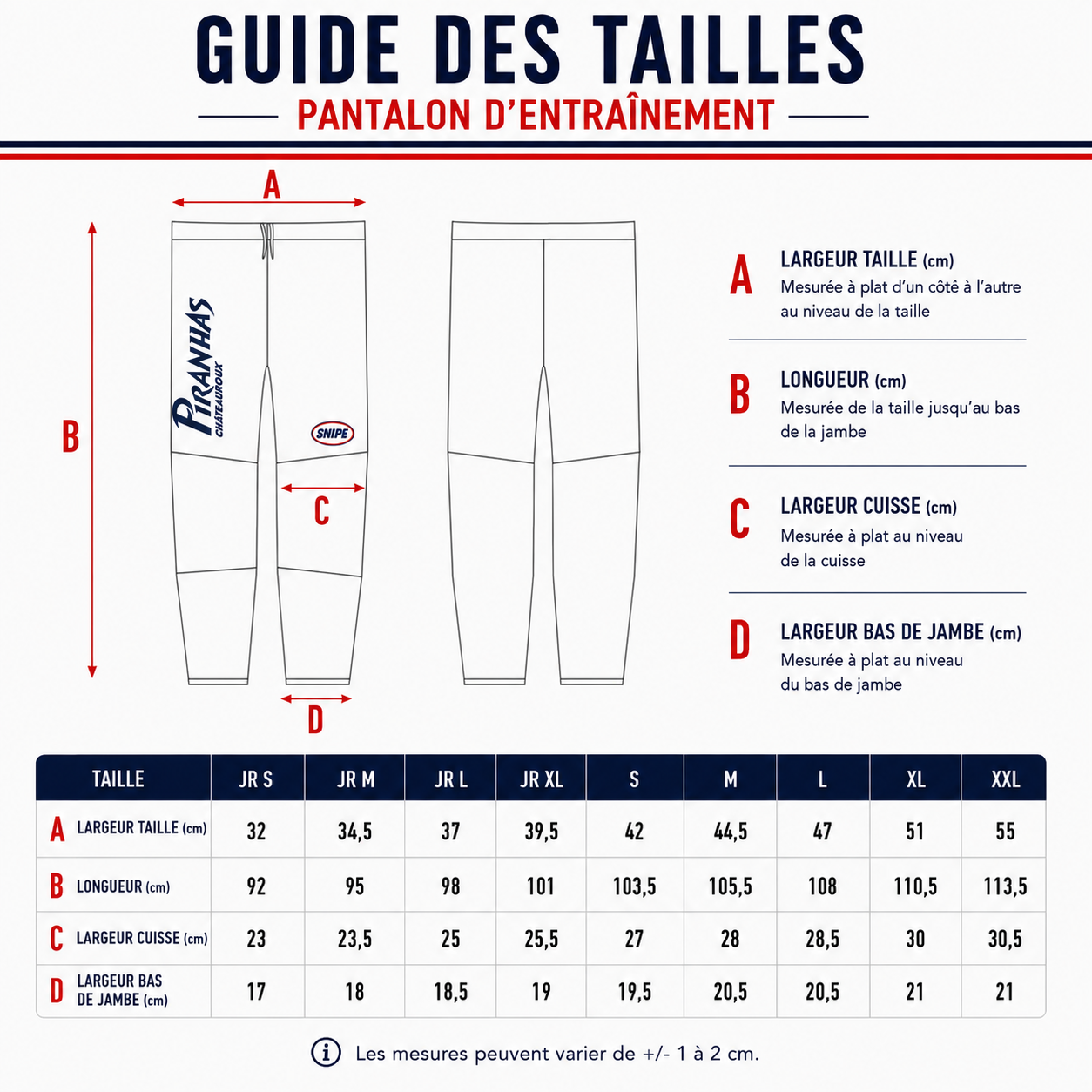 Pantalon d’Entraînement Les Piranhas – Image 2